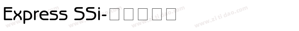 Express SSi字体转换